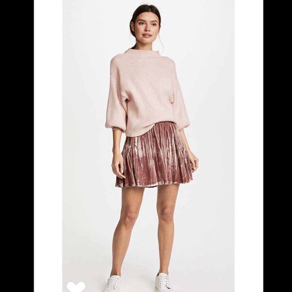 Madewell Velvet Mini Skirt